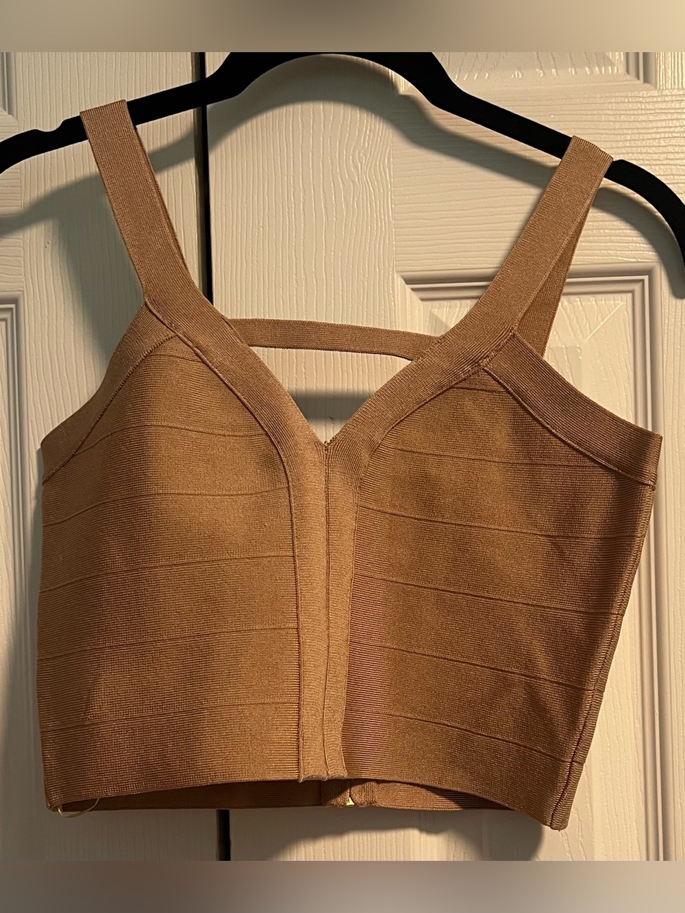 Guess Mirage Ottoman Top in Rugby Tan